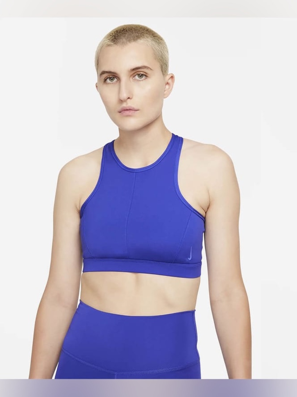 Nike Women’s High-Neck Sports Bra in Cobalt